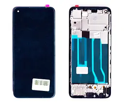 Дисплей Oppo A74 4G OLED чорний + рамка