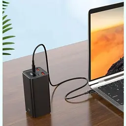 Зовнішній акумулятор для ноутбуків XO PB97 65w 20000 mah чорний - мініатюра 3
