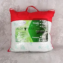 Стьобана подушка Aloe Vera на замку 70х70 від українського виробника 55095 - мініатюра 10