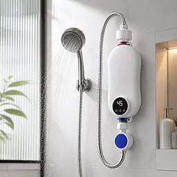 Проточний водонагрівач с душем Electric water heater RYK-007/212 - мініатюра 3