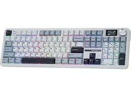 Клавіатура Aula F108 Pro WL/BT/USB White (6978080501318) - мініатюра 2