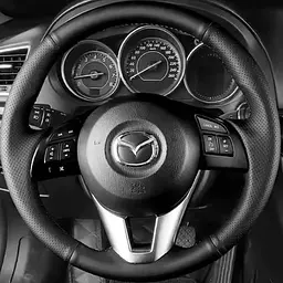 Чохол Обплетення Керма для Mazda CX-5 2012-2017 Шкіра (Модельна Викрійка)