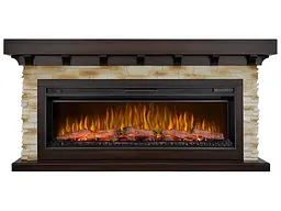 Камінокомплект ArtiFlame LUDWIG AF50 Махагон коричневий антік - мініатюра 2