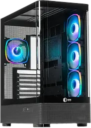 Корпус QUBE MASTERFORCE RGB Black (MASTERFORCE_GBNU3)