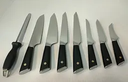 Набір ножів із дамаської сталі Damascus DK-LKB 5000 VG-10 сталь 67 шарів 10 предметів - мініатюра 8