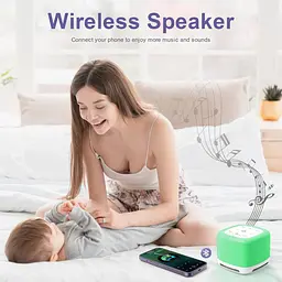 Машина білого шуму 3-в-1 із 40 звуками, нічником та Bluetooth-колонкою - мініатюра 3