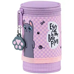 Пенал Kite Lazy Cats фіолетовий (K25-684-3) - мініатюра 6