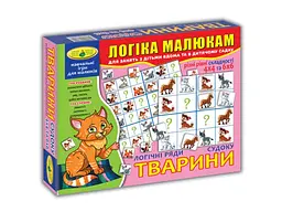 Настільна гра Логічні ряди. Судоку Тварини, Енергія плюс (укр.)