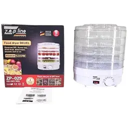 Сушарка для овочів та фруктів Zepline ZP-029 800 Вт Біла - мініатюра 2
