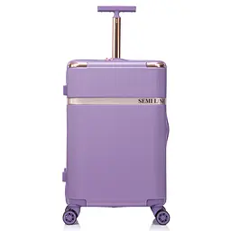 Валіза середня Semi Line 24 дюйми (M) дюйми (M) ABS-Plastic Purple (T5916-3) - мініатюра 2