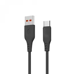 Кабель SkyDolphin S61T USB - USB Type-C (M/M), 1 м, Чорний (SDUSB-000444)