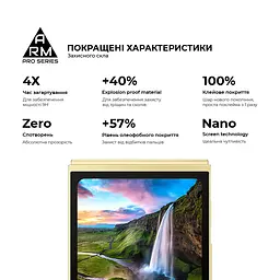 Захисне скло на Samsung Galaxy Flip6 5G/Flip7 FE 5G з олеофобним покриттям, Pro, повне проклеювання, антистатичний і пиловідштовхуючий шар, 9H, самоклеючеся, 2.5D, на весь екран, антистатичний клей, ArmorStandart (ARM88010) - мініатюра 5