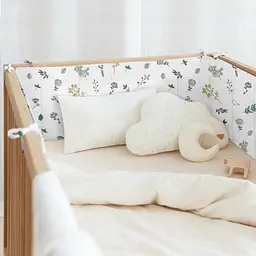Бортики в дитяче ліжечко Cosas Wildflowes 30 х 180 см (WeltBed_FoliageBirds) - мініатюра 2