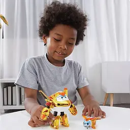 Ігровий набір Super Wings Transforming Золотий Хлопчик і улюбленець (EU770441) - мініатюра 5