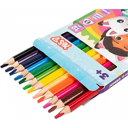 Олівці кольорові Yes Gabby Dollhouse JUMBO 12 кольорів (290803) - мініатюра 3