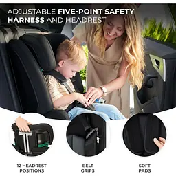 Автокрісло Kinderkraft Safety Fix 2 i-Size Grey KCSAFI02GRY0000 (00-00305219) - мініатюра 12