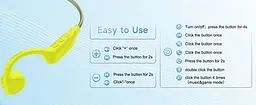 Кісткові бездротові навушники LOBKIN B23 для спорту та бігу з Bluetooth 5.4, активним шумоподавленням та вологозахистом IPX5 - мініатюра 10