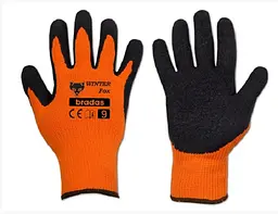 Рукавички захисні Bradas WINTER FOX латекс розмір 9 RWWF9