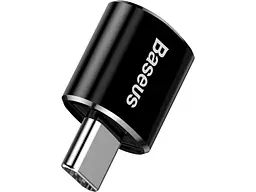 Адаптер USB Type-C BASEUS USB Female To Type-C Male Adapter Converter Black (CATOTG-01)
