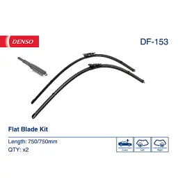 Щітка склоочисника Denso DF-153 - мініатюра 2