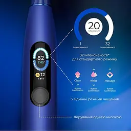 Електрична зубна щітка Oclean X Pro Navy Blue Sonic Toothbrush - мініатюра 2