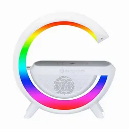 Розумний світильник / Нічник з бездротовою зарядкою для телефону / Bluetooth-колонка