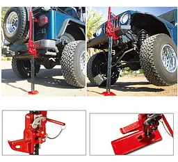 Домкрат рейковий TORIN 3т 125-1020мм TRA8485 - мініатюра 2