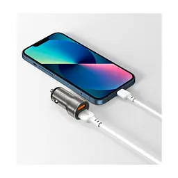 Зарядний пристрій XO CC48 2.4A/2 USB + microUSB Grey (XO-CC48m-GR) - мініатюра 5