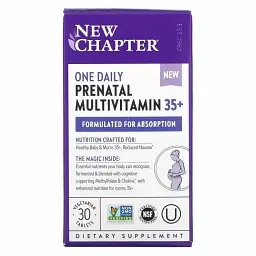 Мультівітаміни для вагітних New Chapter One Daily Prenatal Multivitamin 35+ 30 таблеток - мініатюра 2