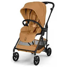 Коляска Cybex Melio 2 в 1 Carbon Cinnamon Yellow - мініатюра 4