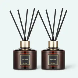 Аромадифузор для будинку Perfume Diffuser Black Cherry Kundal 2 шт*200 мл - мініатюра 2