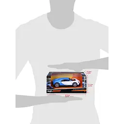Автомодель Maisto Bugatti Chiron біло-блакитний - тюнін, 1:24 (32509 white/blue) - мініатюра 15