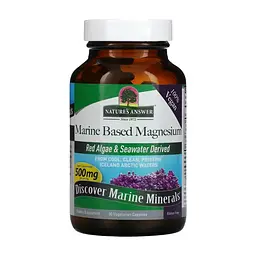 Минералы Nature's Answer Магний морского происхождения, 500 мг, Marine Based Magnesium, 90 ве (NTA-16462)