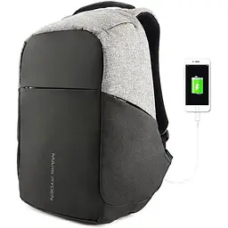 Міський рюкзак Mark Ryden Safe MR5815ZS 42 х 28 х 13 см Чорно-сірий - мініатюра 2
