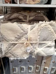 Муслінове покривало Moss Ivory Gri 230х250 см Moss Home pbe0051373 - мініатюра 4
