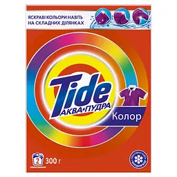 Пральний порошок Tide Аква-Пудра Color 300 г - мініатюра 2
