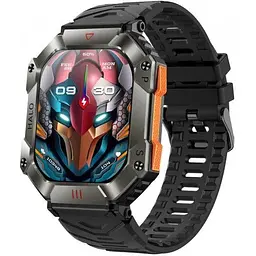 Розумний смарт-годинник Uwatch Smart Racer K з компасом Чорний - мініатюра 2