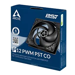 Корпусний вентилятор 120 мм Arctic P12 PWM PST CO ACFAN00121A Black - мініатюра 4