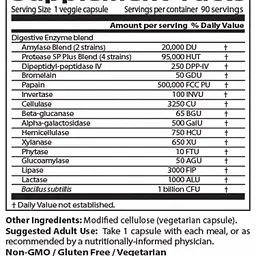 Травні ферменти Doctor's Best Digestive Enzymes 10 капсул - мініатюра 2