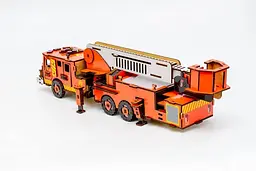 Конструктор Puz-00921 "Пожежна машина" (розмір моделі 50x13x10см) PuzzleOk - мініатюра 3