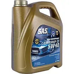 Олива моторна синтетична Sash Flagship C3 5W40 5 л (55282)