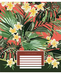 Набір зошитів 1 Вересня Floral series А5 в лінійку 48 аркушів 10 шт. (766450) - мініатюра 2