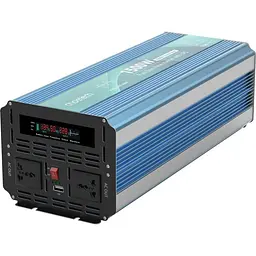 Інвертор Choetech з зарядкою, функція ДБЖ 12\220V 1500Вт, LiFePO₄/Li-ion/AGM/GEL, чиста синусоїда (INV-C1500WUPS-EU)