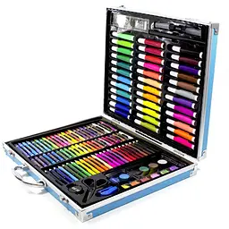 Набір для малювання UFT Art Set Metal Blue у валізці 150 предметів  - мініатюра 2