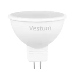 Світлодіодна лампа Vestum MR16 5W 3000K 220V GU5.3 1-VS-1504