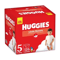 Підгузки Huggies Little Movers 5 (11-25 кг) M-pack, 126 шт (5029053583419) - мініатюра 3