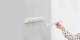Сушарка для білизни Brabantia Pull-Out настінна висувна 22 м біла (385728) - мініатюра 3