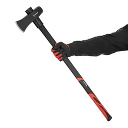 Колун INTERTOOL HT-0273, кований, 2500 г, з фібергласовою ручкою 930 мм - мініатюра 2