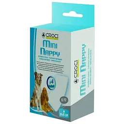 Прокладка для собачих трусів Croci Mini Nappy M 10x15 см 15 шт. - мініатюра 3