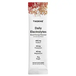 Електроліти Thorne Daily Electrolytes смак сицилійського апельсина 30 стиків - мініатюра 2